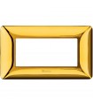 Bticino Matix Abdeckrahmen 4 Module Farbe Gold glänzend AM4804GOR