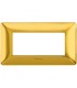 Bticino Matix Abdeckrahmen 4 Module Farbe Mattgold AM4804GOS