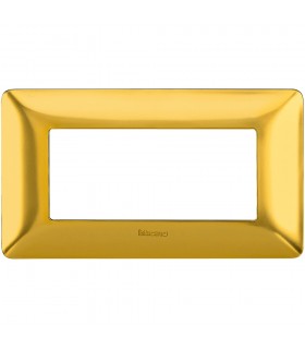 Bticino Matix Abdeckrahmen 4 Module Farbe Mattgold AM4804GOS