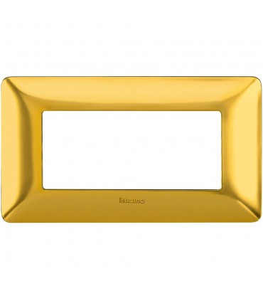 Bticino Matix Abdeckrahmen 4 Module Farbe Mattgold AM4804GOS