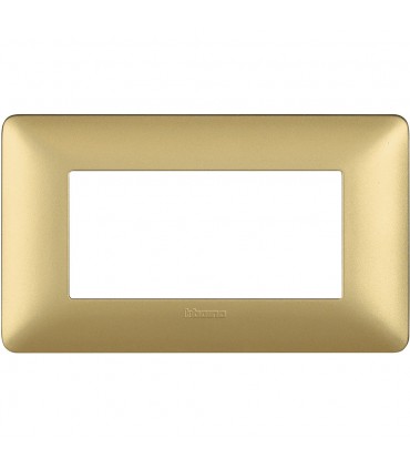 Bticino Matix Abdeckrahmen 4 Module Farbe Gold AM4804MGL