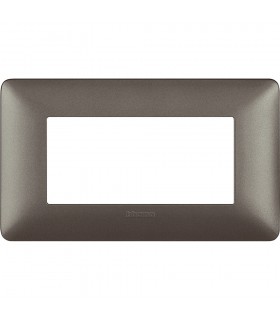 Bticino Matix Abdeckrahmen 4 Module Farbe Iron AM4804MIR