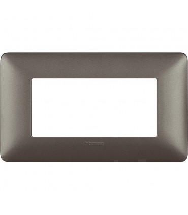 Bticino Matix Abdeckrahmen 4 Module Farbe Iron AM4804MIR