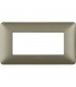 Bticino Matix Abdeckrahmen 4 Module Farbe Titanium AM4804MTA