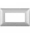 Bticino Matix Abdeckrahmen 4 Module Farbe Weiß Kalk AM4804TBC