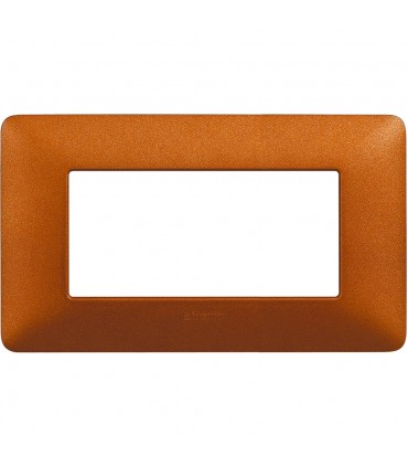 Bticino Matix Abdeckrahmen 4 Module Farbe rote Erde AM4804TRT