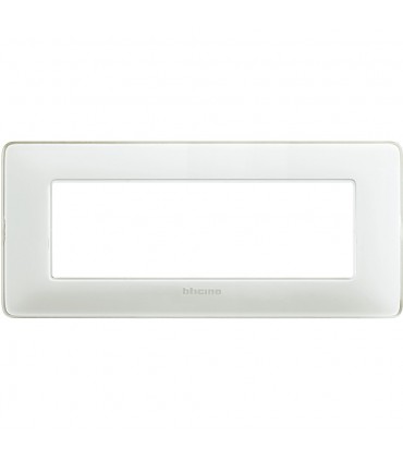 Bticino Matix Abdeckrahmen 6 Module Farbe Eis AM4806CBN