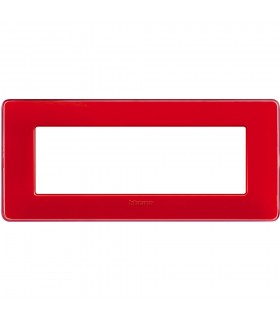 Bticino Matix Abdeckrahmen 6 Module Farbe Korallenrot AM4806CRD