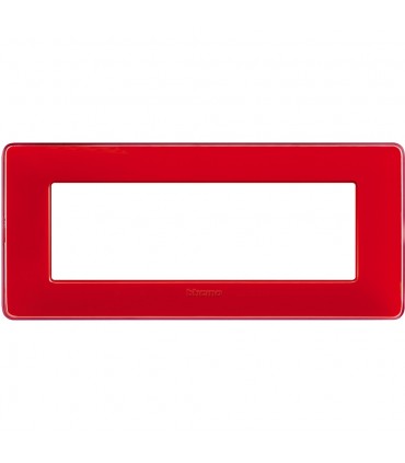 Bticino Matix Abdeckrahmen 6 Module Farbe Korallenrot AM4806CRD