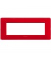 Bticino Matix Abdeckrahmen 6 Module Farbe Korallenrot AM4806CRD
