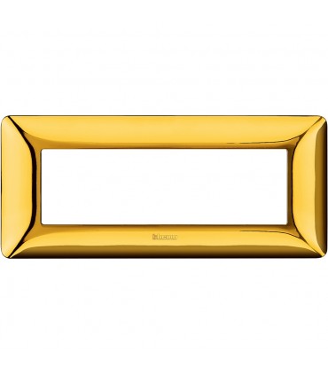 Bticino Matix Abdeckrahmen 6 Module Farbe Gold glänzend AM4806GOR