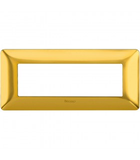 Bticino Matix Abdeckrahmen 6 Module Farbe Mattgold AM4806GOS