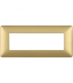 Bticino Matix Abdeckrahmen 6 Module Farbe Gold AM4806MGL