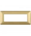 Bticino Matix Abdeckrahmen 6 Module Farbe Gold AM4806MGL