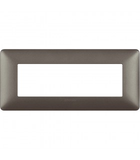 Bticino Matix Abdeckrahmen 6 Module Farbe Iron AM4806MIR
