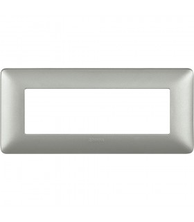 Bticino Matix Abdeckrahmen 6 Module Farbe Silber AM4806MSL