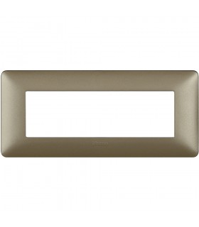 Bticino Matix Abdeckrahmen 6 Module Farbe Titanium AM4806MTA
