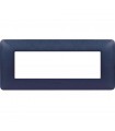Bticino Matix Abdeckrahmen 6 Module Farbe Blau Quecksilber AM4806TBM