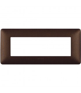 Bticino Matix Abdeckrahmen 6 Module Farbe Kaffeebraun AM4806TGG