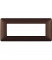 Bticino Matix Abdeckrahmen 6 Module Farbe Kaffeebraun AM4806TGG