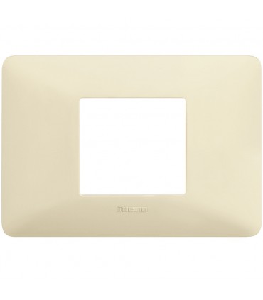Bticino Matix Abdeckrahmen 2 zentrierte Module Farbe Elfenbein AM4819BAV