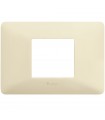 Bticino Matix Abdeckrahmen 2 zentrierte Module Farbe Elfenbein AM4819BAV
