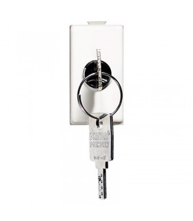 Bticino Matix Drehschalter mit Schlüssel 2P 10A NO AM5007P
