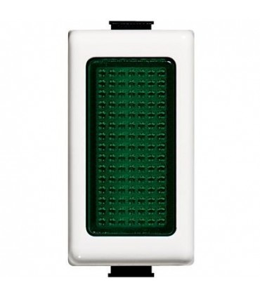 Bticino Matix Lampenfassungmodul aus Glas Farbe Grün AM5060V