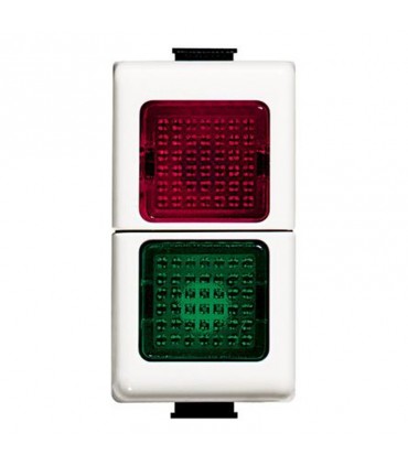 Bticino Matix Glas-Fassungsmodul grün/rot AM5064V