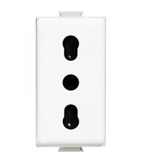 Bticino Matix antibakterielle Steckdose 2P+T 16A 250V AM5180AB