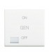 Bticino Matix ON-OFF-Schalter 2 Module AM5911/2AF