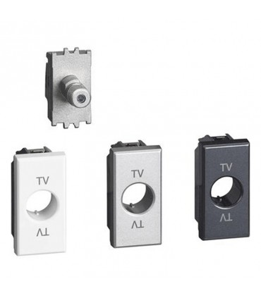 Bticino LivingLight TV- und Sat-Steckdose Typ f Stecker H4202F