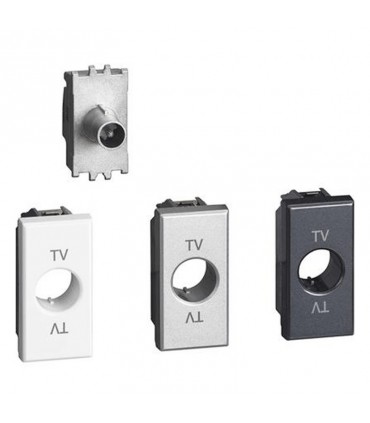 Tv- und Sat-Buchse Bticino Axolute Passing 14db Stecker H4202P14