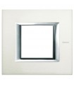 Bticino Axolute Platte 2 Module Gebürstetes Aluminium HA4802XC