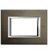 Bticino Axolute Platte 3 Module Bronze HA4803BR