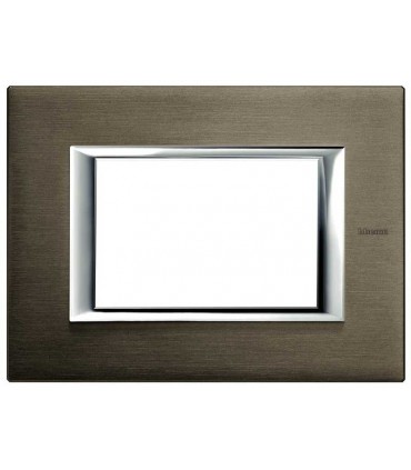 Bticino Axolute Platte 3 Module Bronze HA4803BR