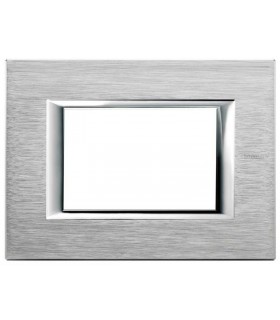 Bticino Axolute Platte 3 Module Chrom HA4803CR