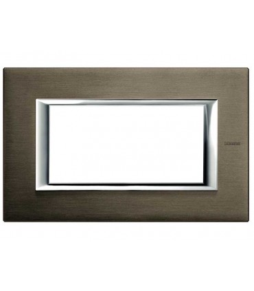 Bticino Axolute Platte 4 Module Bronze HA4804BR
