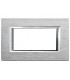 Bticino Axolute Platte 4 Module Chrom HA4804CR