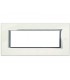 Bticino Axolute Teller 6 Module Weiß Limoges HA4806BG