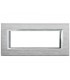 Bticino Axolute Platte 6 Module Chrom HA4806CR