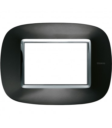 Bticino Axolute Platte 3 Module Anthrazit HB4803XS