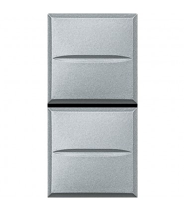 Doppelknopf Bticino Axolute Grau Tech HC4036