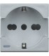 Bticino Axolute Schuko-Steckdose HC4140/16