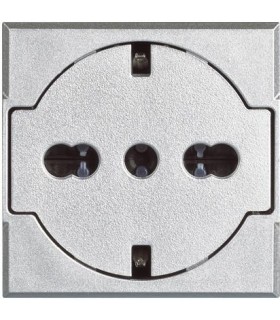 Bticino Axolute FLAT Schuko-Steckdose mit Absicherung Tech 10/16A HC4140/16F