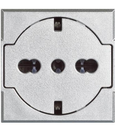 Bticino Axolute FLAT Schuko-Steckdose mit Absicherung Tech 10/16A HC4140/16F