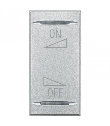 Bticino Axolute 2-Funktions-Schalterabdeckung HC4911AI