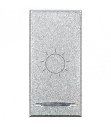 Tasterabdeckung Bticino Axolute 2 Funktionen mit beleuchteten Linsen HC4911BA