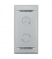Bticino Axolute 2-Funktions-Schalterabdeckung HC4911BF