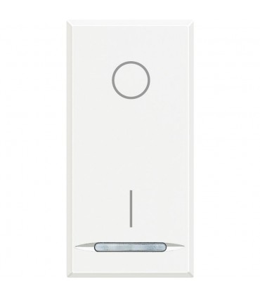 Bticino Axolute Bipolarer Schalter Weiß HD4002